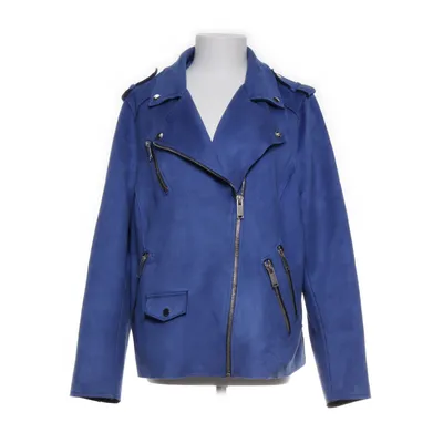 Bikerjack (Blauw) van River Island Plus Elastaan, Polyester