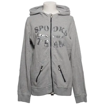 Sweat à capuche (Gris) de Spooks Riding Coton, Polyester