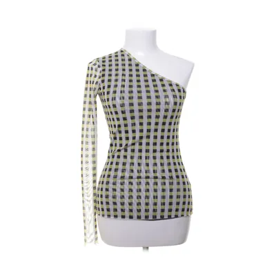 Blouse (Geel, Zwart, Wit) van Baum Und Pferdgarten Polyester, Elastaan