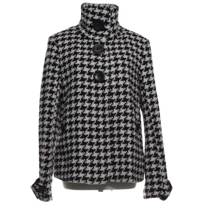 Blazer (Black, White) from Authentic Clothing Company Polyester, Wool