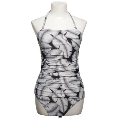 Swimsuit (Black, White) from Scampi Elastane, Polyamide