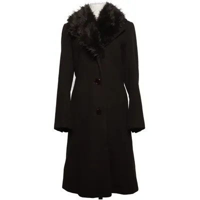 Manteau (Marron) de Michele Boyard Cachemire, Polyamide, Polyester, Laine