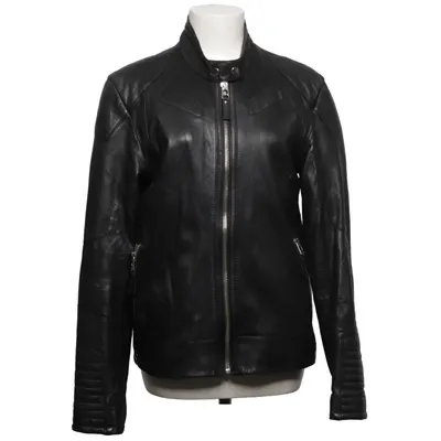 Leren jack (Zwart) van Boda Skins Leer