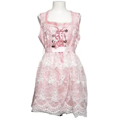 Dirndl (Pink, Hvid) Polyester