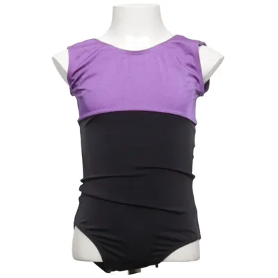 Justaucorps de gymnastique (Violet, Noir) de Rizlefort Élasthane, Polyamide