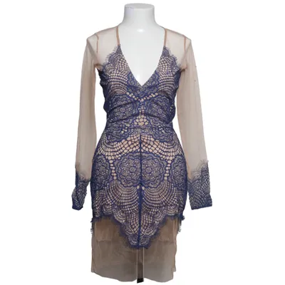 Cocktailjurk (Blauw, Beige) van For Love & Lemons Elastaan, Polyamide, Polyester