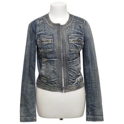 Denimjakke (Blå) fra Set Bomuld