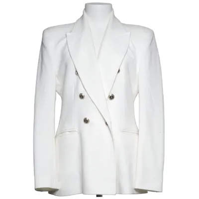 Kavaj (Vit) från Zara Polyester, Viskos