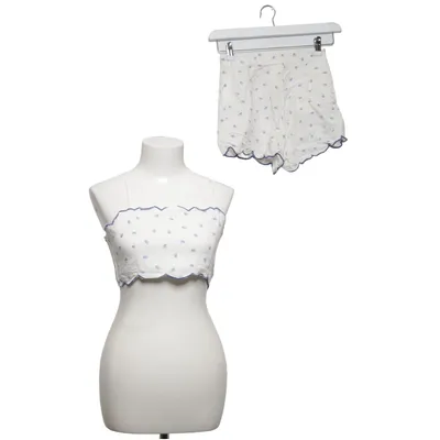Set (Wit, Blauw) van H&M Katoen, Linnen, Viscose