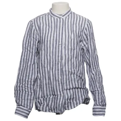 Shirt (Wit, Grijs) van Sarabanda Linnen
