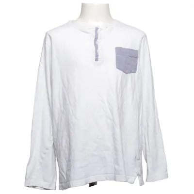 Henley shirt (Wit, Blauw) van Zara Boys Katoen