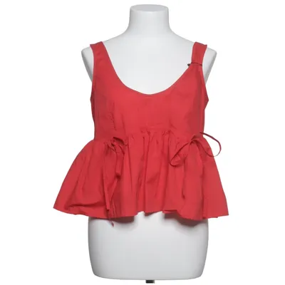 Crop top (Röd) från Collusion Bomull, Polyester
