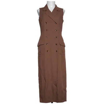 Skjortekjole (Brun) fra Ann Taylor Acetat, Linned
