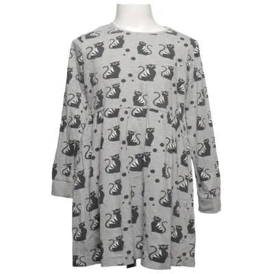 Klänning (Grå, Svart) från Sweet Me Bomull, Polyester
