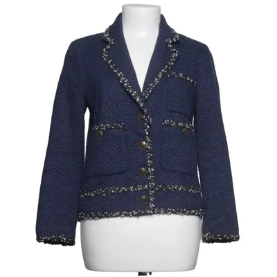 Blazer (Blauw, Zwart, Wit) van Zara Woman Elastaan, Polyester
