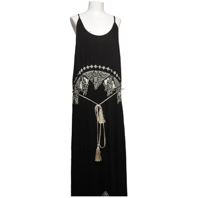 Robe longue (Noir, Blanc) de Black Premium by EMP Élasthane, Viscose