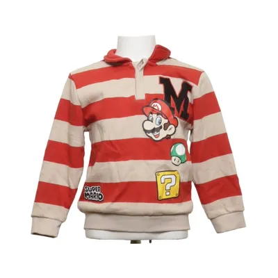 Rugbytröja (Röd, Beige, Flerfärgad) från Super Mario Bomull, Polyester