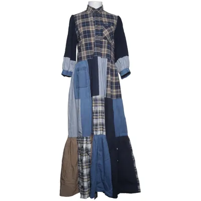 Långklänning (Blå, Flerfärgad) från Remake Återvunnen polyester