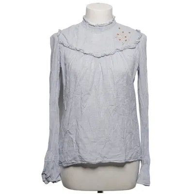 Blouse (Blue, White) from Leon & Harper Cotton