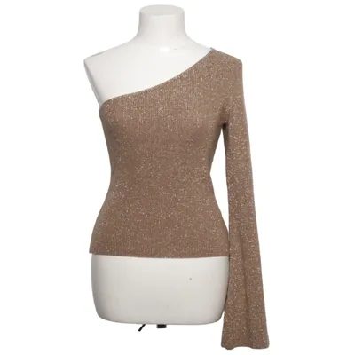 Top (Brown) from NA-KD Acrylic, Metallic fiber, Polyamide, Polyester