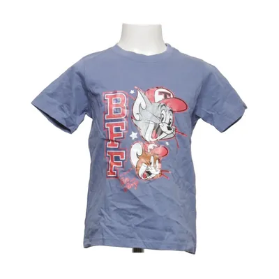 T-shirt (Bleu) de Tom and Jerry Coton