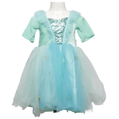 Fancy dress (Blue, Green, Multicolored) from Den Goda Fen Polyester