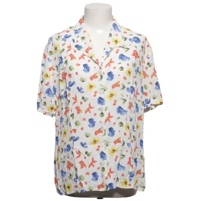 Short sleeve shirt (White, Multicolored) from Ravens Classic Viscose