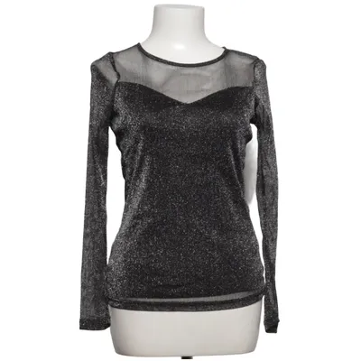 Topp (Svart, Silverfärgad) från Dorothy Perkins Petite Metallfiber, Polyamid, Polyester