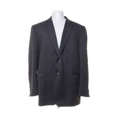Blazer (Grå) fra Dressmann Polyester, Uld, Viscose