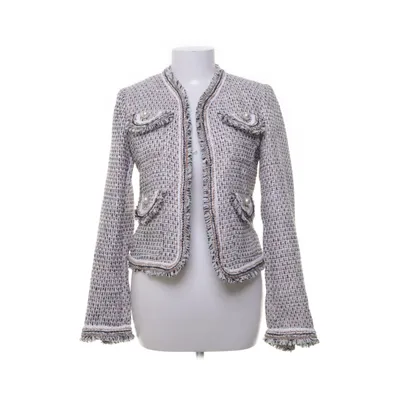 Cardigan (White, Multicolored) from Yessica Premium Metallic fiber, Polyester, Viscose