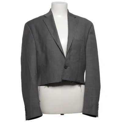 Blazer (Gris) de Chaps Élasthane, Polyester, Laine