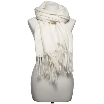 Halsduk (Vit) från Lindex Polyester, Viskos