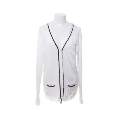 Cardigan (Wit, Zwart) van Cappuccini Viscose, Polyamide, Elastaan