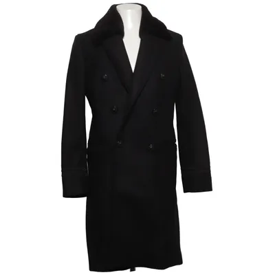 Manteau (Noir) de The Kooples Polyamide, Laine