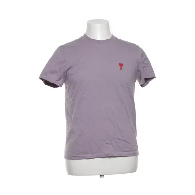 T-shirt (Lila) van AMI Paris Elastaan, Organisch katoen