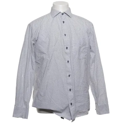 Shirt (White, Black) from Peter Adam's Cotton