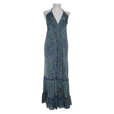 Maxi jurk (Blauw, Groen, Meerkleurig) van Bigg Bull Polyester, Zijde