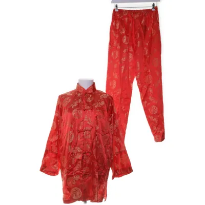 Folkdräkt (Röd, Guldfärgad) från La Parfait