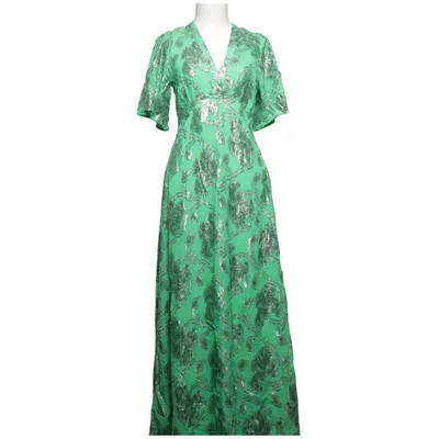 Avondjurk (Groen) van Ba&sh Metallvezel, Polyester, Viscose