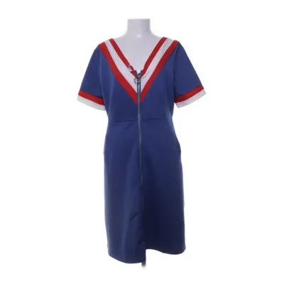 Dress (Blue, Red, White) from Elli White Elastane, Polyester