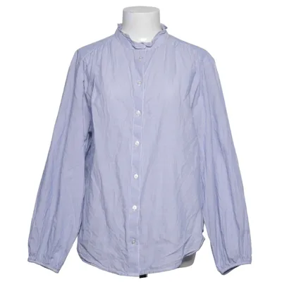 Blouse (Blue, White) from H&M Cotton