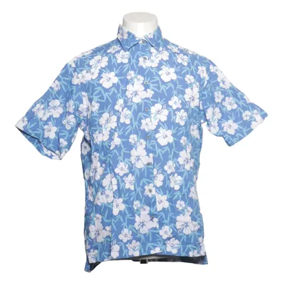 Short sleeve shirt (Blue, White, Multicolored) from Olymp Cotton