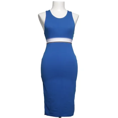 Jurk (Blauw) van Hugo Boss Katoen, Elastaan