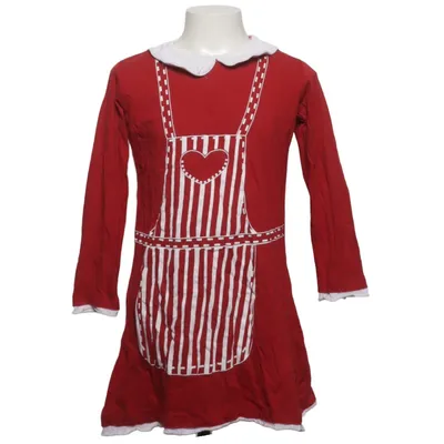 Dress (Red, White) from Christmas Crossbow Cotton
