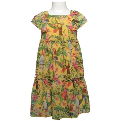 Kleid (Gelb, Mehrfarbig) von Emma Jayne x H&M Polyester