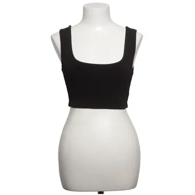 Crop top (Noir) de NLY One Élasthane, Polyester