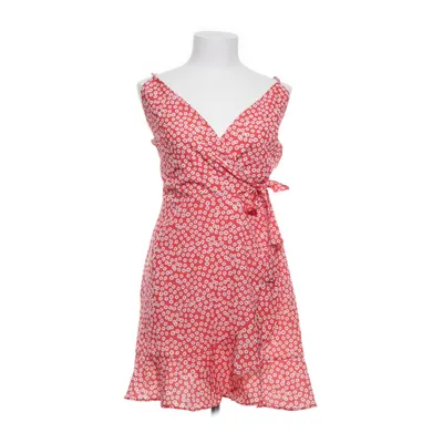 Wrap dress (Red, Multicolored) from Chiquelle Polyester