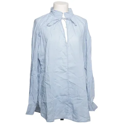 Blus (Blå) från L.O.G.G by H&M Bomull, Lyocell