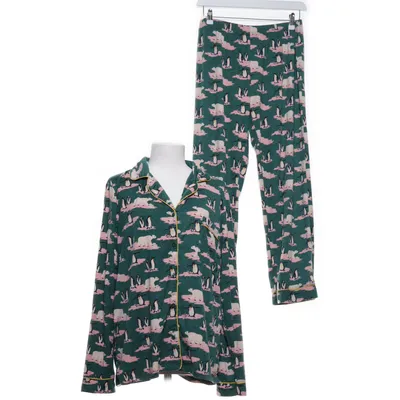 Pyjama (Groen, Meerkleurig) van Chelsea Peers Elastaan, Polyester