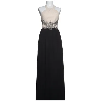 Aftonklänning (Svart, Beige) från Little Mistress Elastan, Polyester